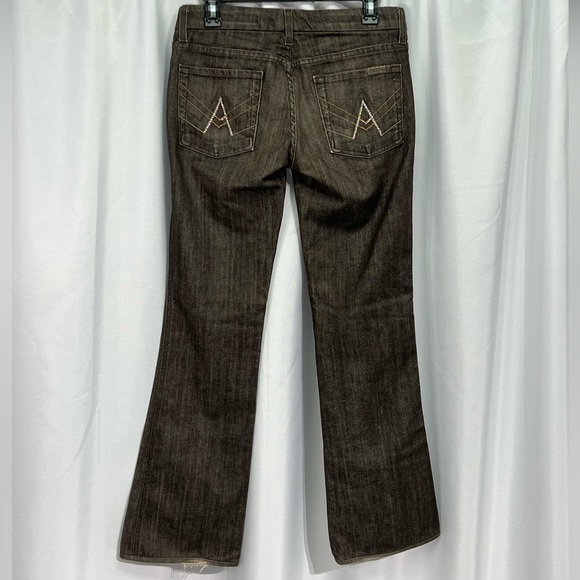 7 For All Mankind Brown A Pocket Jeans - size 28 - Picture 3 of 14